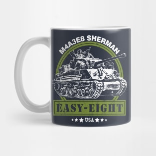 M4A3E8 Sherman WW2 Tank Mug